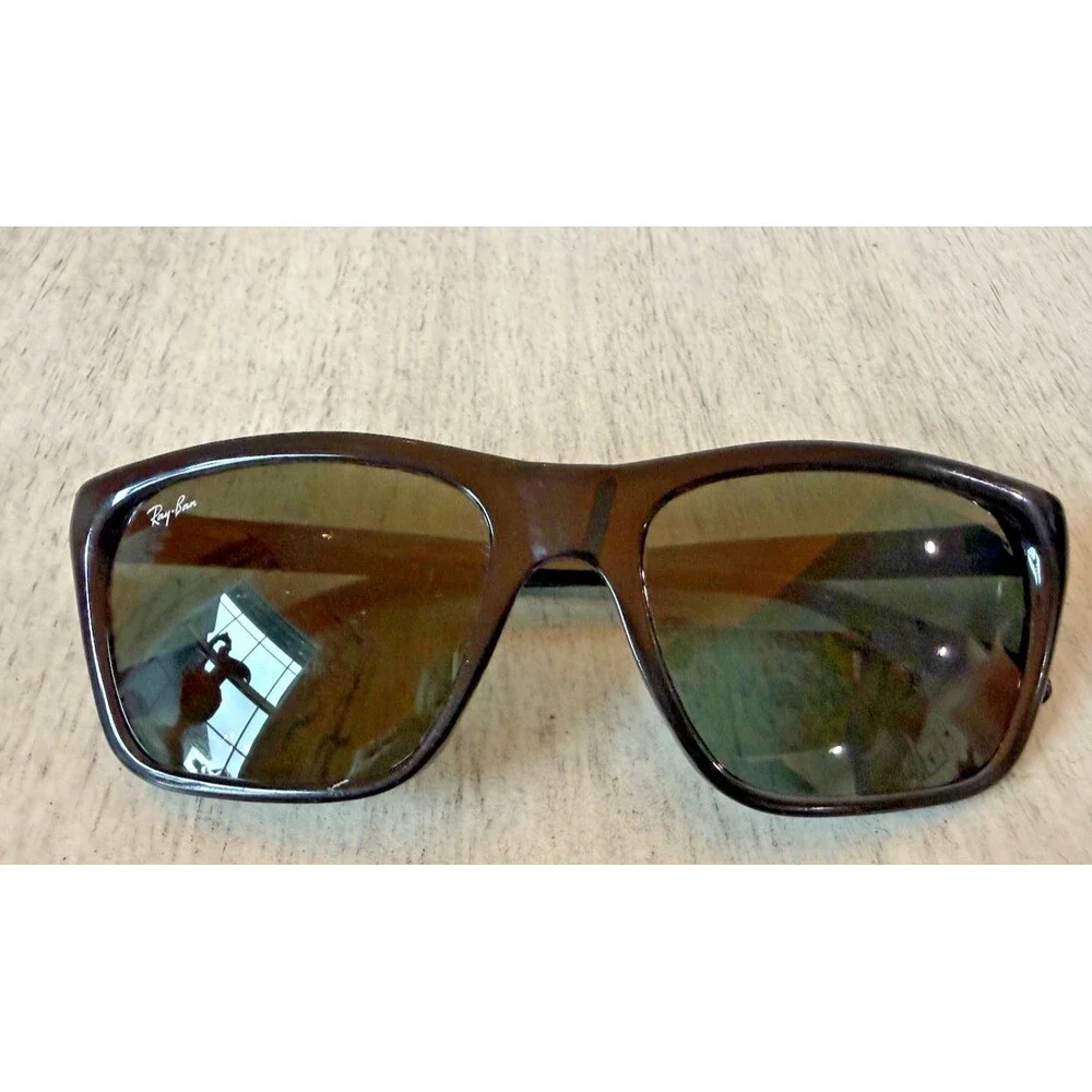 Vintage B&L Ray-Ban Predator 1 W1845 PS1 Sunglasses Glossy Black G-15 w/ Case